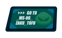 GO TO MS06 ZAKU TOFU
